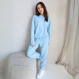 Bambus-Sweatpants Baby Blau