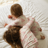 Kinder-PJ-Set Rosa Toile de Jouy