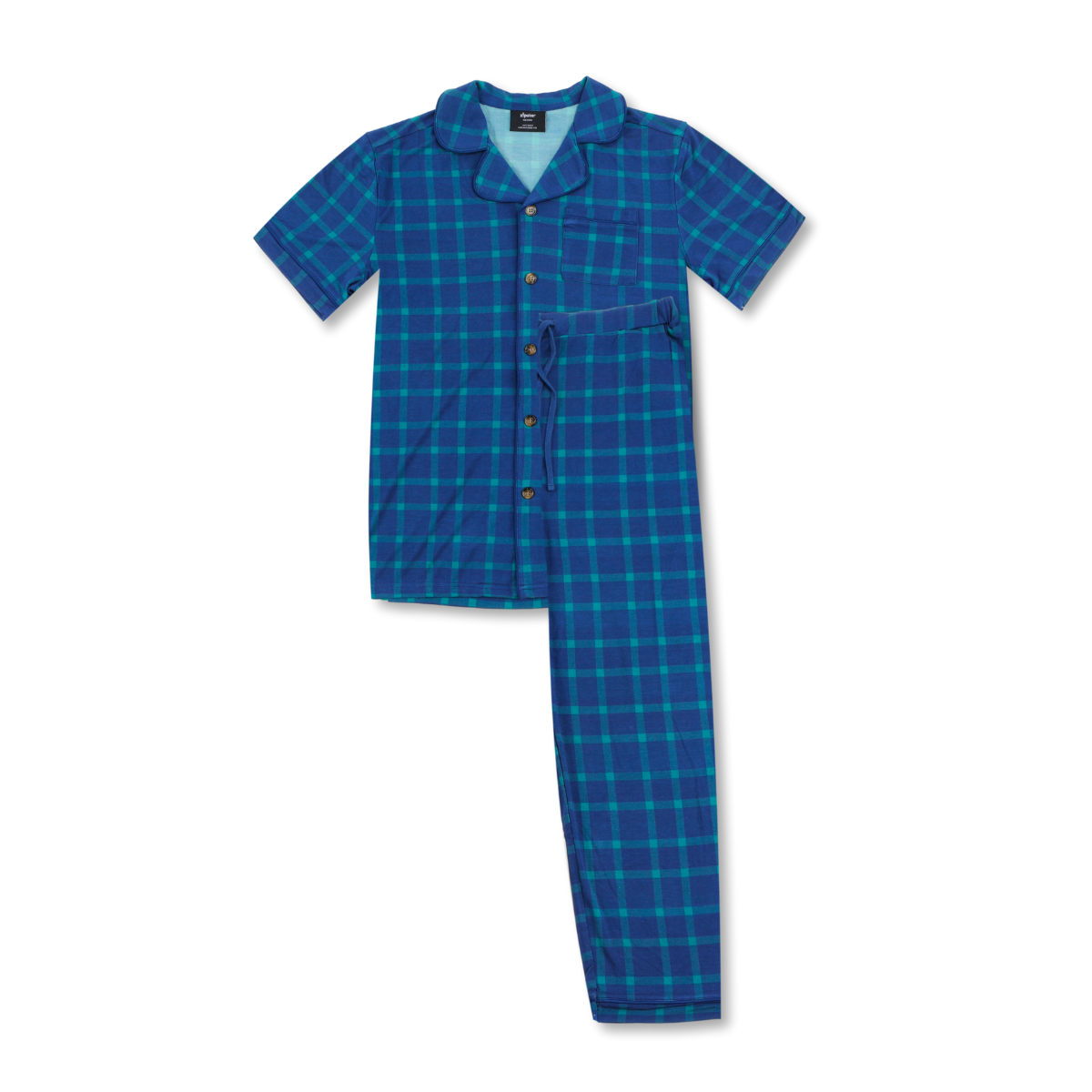 Herren-Schnurrbart-Bambus-Pyjama-Set