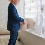 PJ-Set für Kinder Ribbed Rose