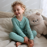 PJ-Set für Kinder Ribbed Rose
