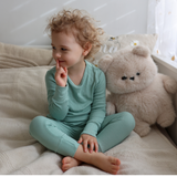 PJ-Set für Kinder Ribbed Rose