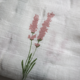 Lavendel große Musselin Decke