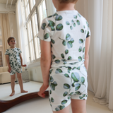 Für Kinder Shortie PJ-Set Greenery