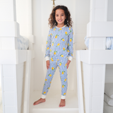 Children's PJ Set Mediterannean Lemons