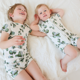 Für Kinder Shortie PJ-Set Greenery