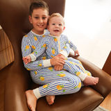 Children's PJ Set Mediterannean Lemons