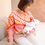Sweatshirt zum Stillen - Retro Sunset