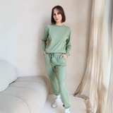 Bambus-Sweatpants Olivgrün
