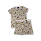 Für Kinder Shortie PJ-Set Oliven