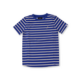 Still-T-Shirt Cobalt-Streifen