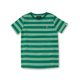 Still-T-Shirt Grün gestreift