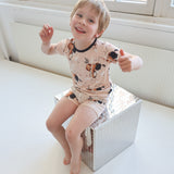 Für Kinder Shortie PJ-Set Safari